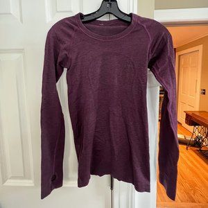Lululemon Swiftly Long Sleeve - burgundy
